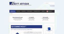 Desktop Screenshot of abottartisan.fr