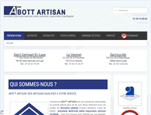 Tablet Screenshot of abottartisan.fr